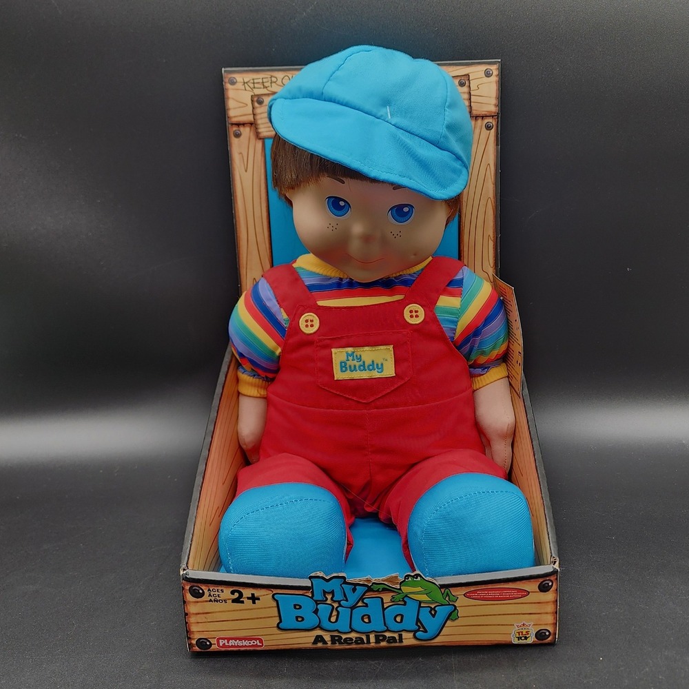 Playskool Red My Buddy A Real Pal Doll Retro 80s Nostalgia Toy Collectible